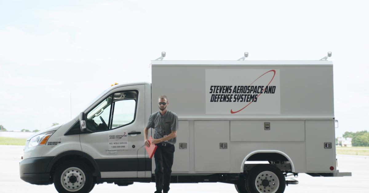 MRO provider Stevens Aerospace and Defense Systems will deploy some of its technicians and mobile units to provide AOG support to customers attending some of this season's major, college football bowl games. (Photo: Stevens Aerospace and Defense Systems)