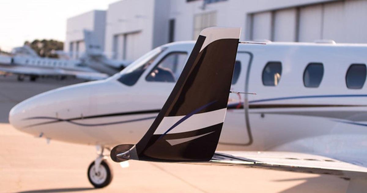 Tamarack Aerospace is expected to exit bankruptcy protection by midyear and is working on the 100th installation of its Atlas winglets on a Citation CJ. (Photo: Tamarack Aerospace)