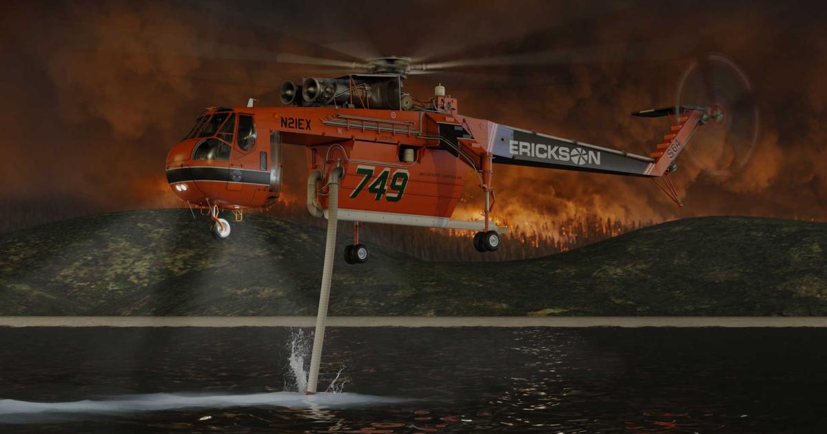 Erickson has begun development on the next generation of its iconic heavy-lift S-64 Air Crane. The Portland, Oregon-based OEM and operator has owned the type certificate for the airframe since 1992 and has performed more than 3,000 modifications since.