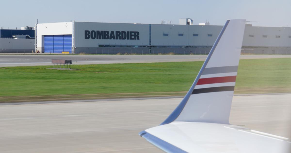 Two business aviation analysts said Bombardier might sell off its business aviation division due to financial woes. (Photo: Matt Thurber/AIN)