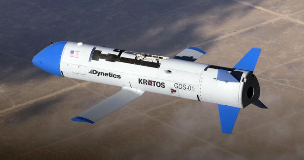 Five X-61A Gremlins Air Vehicles have been built by Kratos for the Dynetics-led demonstration. The first was lost at the end of its first test, but the overall mission was a success. (Photo: Dynetics)