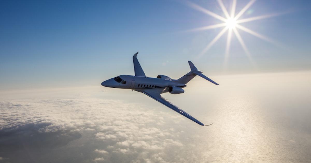Textron Aviation delivered its first 13 Cessna Citation Longitude super-midsize twins in the fourth quarter of 2019. (Photo: Textron Aviation)
