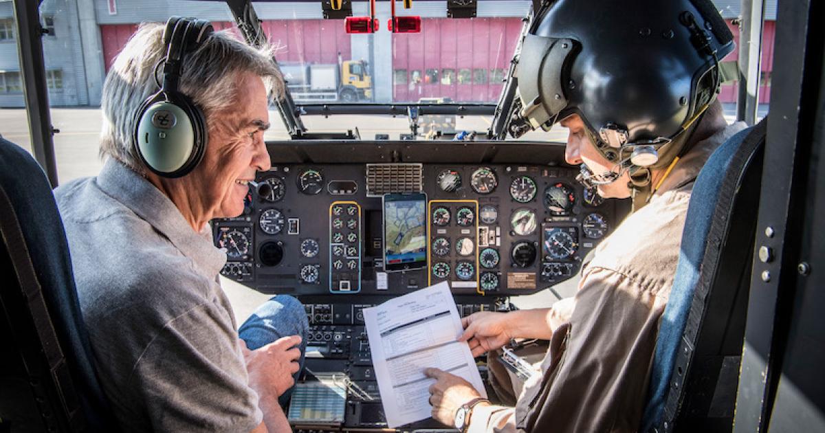 Many helicopter pilots are unaccustomed to maintenance check flights as part of their daily routine, Ruag says. (Photo: Ruag)