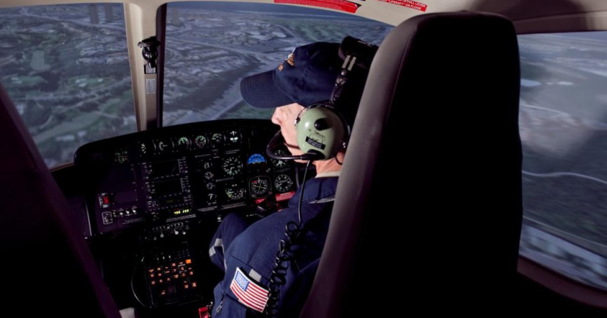 Besides offering HEMS services for some 35 customers, Metro Aviation provides simulator training, above, and aeromedical completions services.