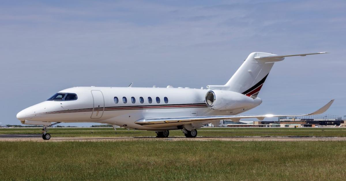 The Cessna Citation Longitude super-midsize jet received its FAA type certification on September 21. (Photo: Textron Aviation)