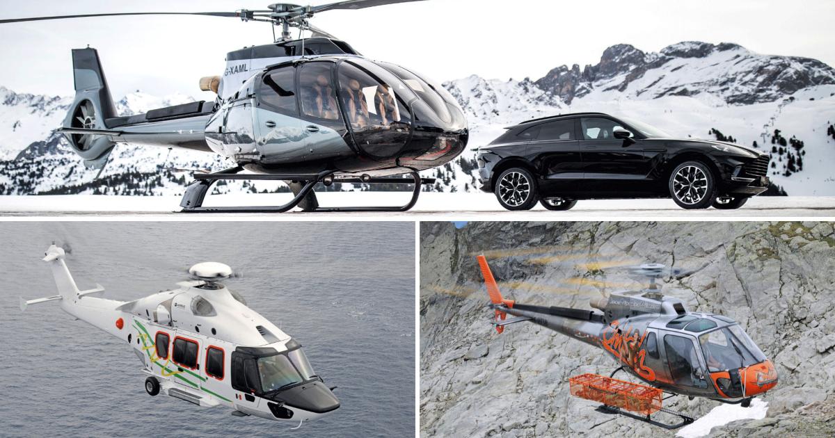 Airbus will be bringing its n H125 single, an ACH130, and an H175 to Heli-Expo next week and will display others at the static. (Photo: Airbus)