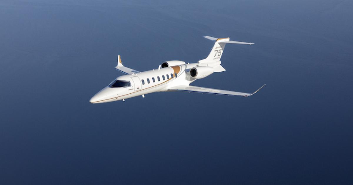 Bombardier expects the Learjet 75 Liberty to enter service this year. (Photo: Bombardier)