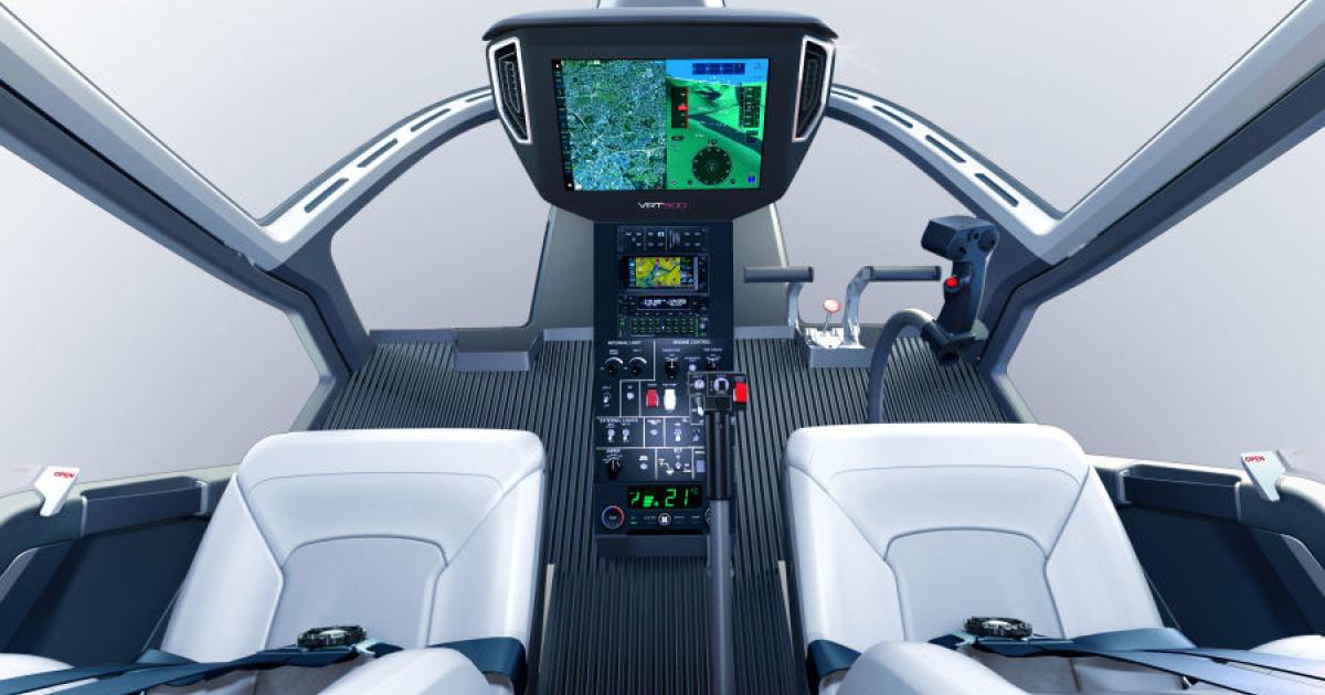 Thales’s FlytX touchscreen avionics for the Russian Helicopters VRT500 is designed to simplify pilot workload.