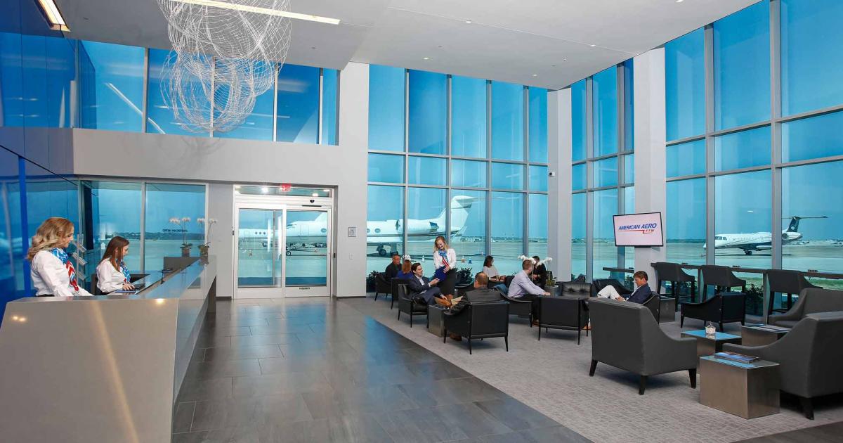 American Aero FTW, one of two service providers at Fort Worth Meacham International Airport ranked the highest in this year's AIN FBO Survey. The company opened its state-of-the-art permanent facility in 2017, and has been rated highly by our readers ever since, culminating in this year's top finish.