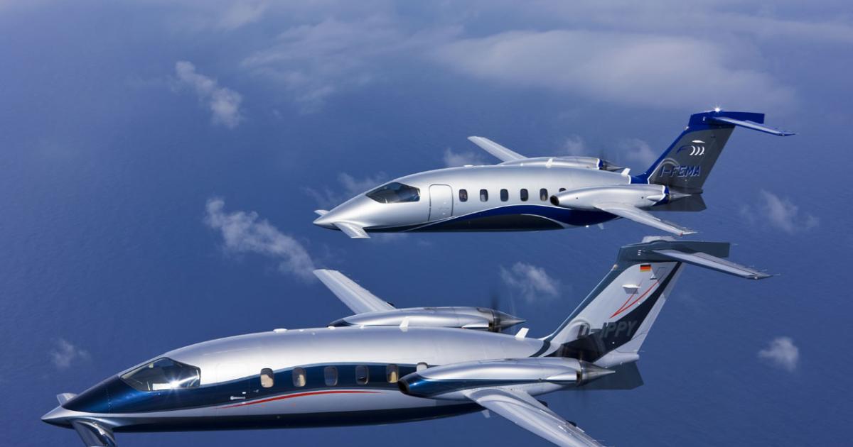Piaggio Aerospace, the Italian manufacturer of the Avanti Evo, hopes to find a buyer and close the deal by year-end. (Photo: Piaggio Aerospace)