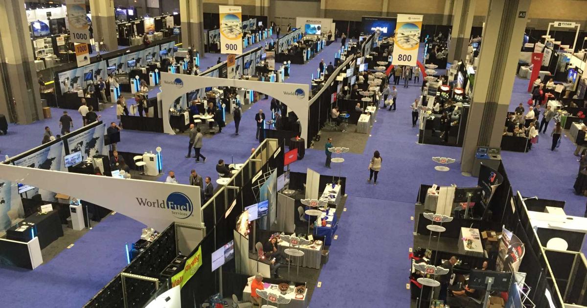 After the announcement of the cancellation of Friday's programming at Schedulers & Dispatchers early Thursday afternoon, the exhibitor showfloor, normally scheduled to close down at 4pm on Thursday, quickly emptied as showgoers scrambled to change flights and head home. (Photo: Curt Epstein)
