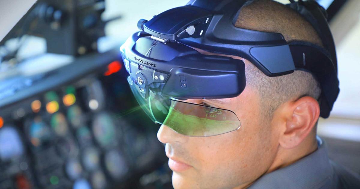 EASA has approved Universal’s ClearVision system with SkyLens head-wearable display on the ATR 72/42.