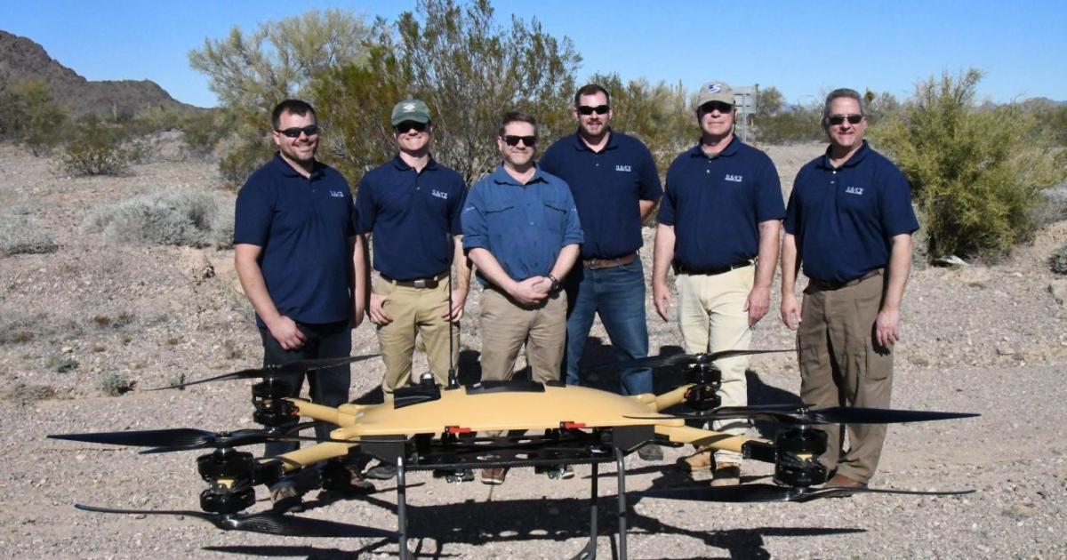 Survice Engineering's TRV-150 system won a U.S Navy-sponsored tactical resupply unmanned aircraft systems fly-off competition held in January 2020 in Yuma, Arizona. The system is based on the Malloy Aeronautics tactical resupply vehicle drone platform. [Photo: Survice Engineering].