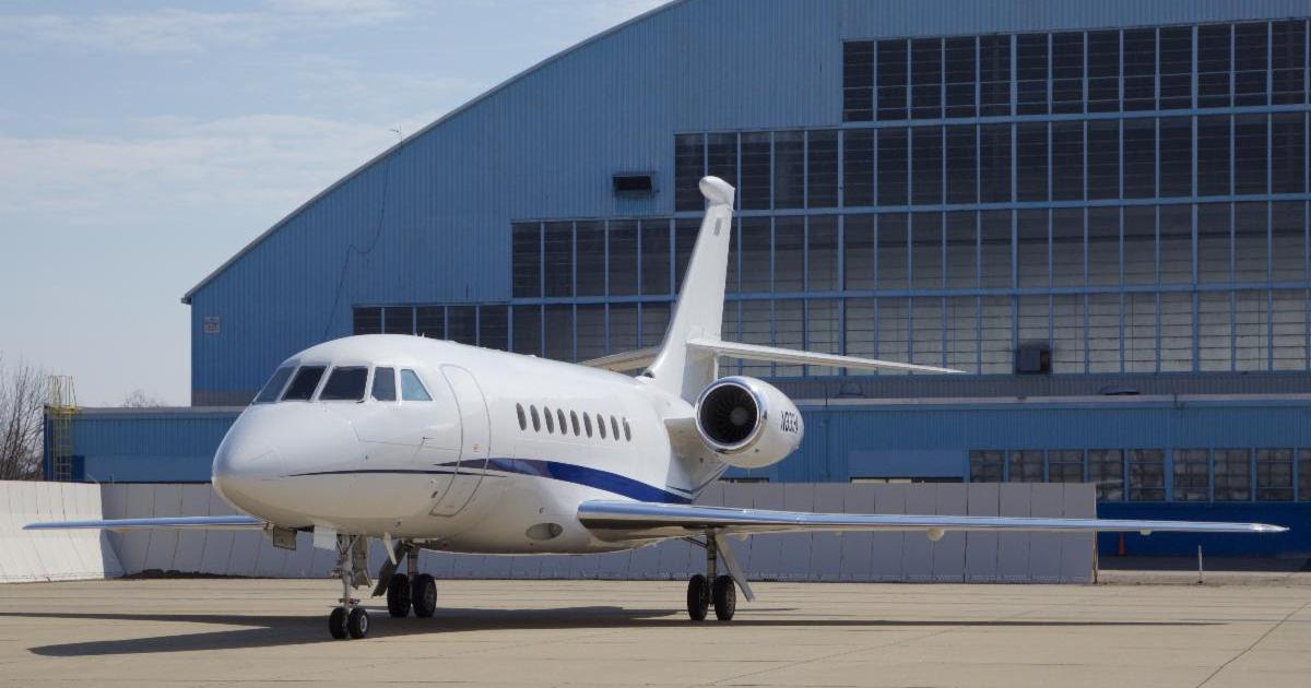 This 2007 Dassault Falcon 2000EX Easy II offered by Hatt & Associates and Jet HQ is one of 400 business jets listed on the International Association of Aircraft Dealers' Aircraft Exchange website. (Photo: IADA)