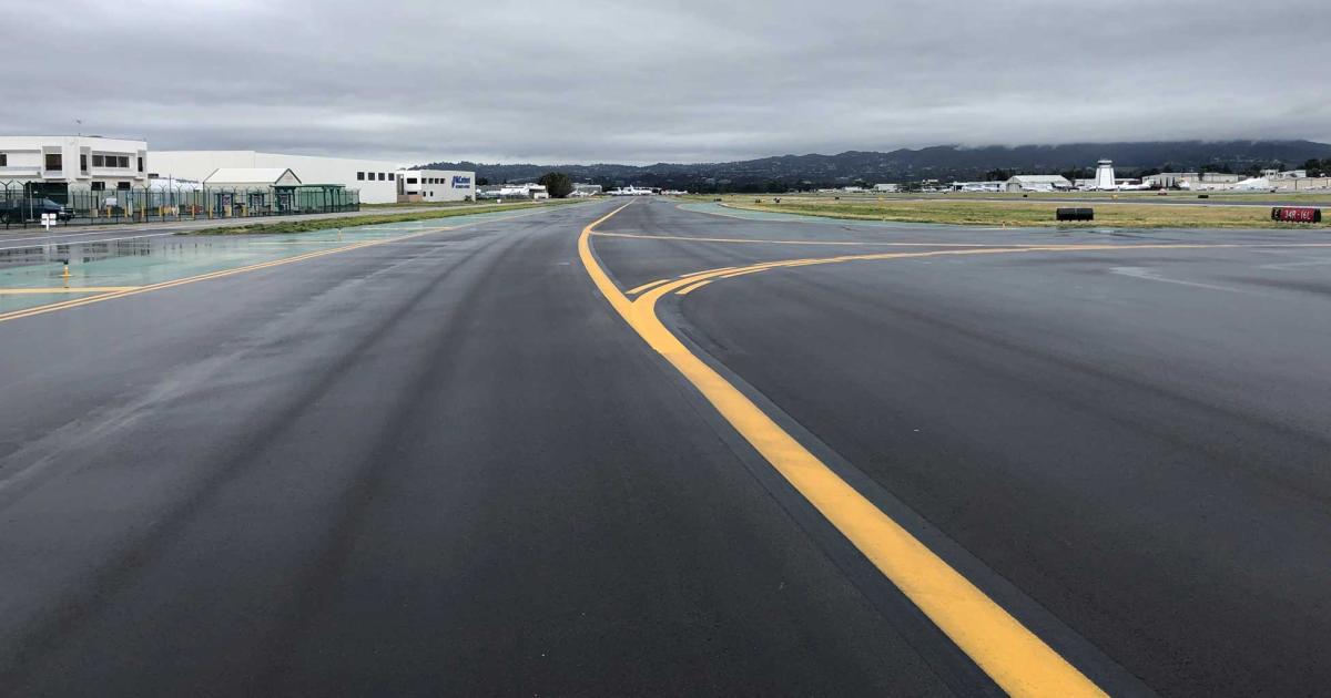 California's Van Nuys Airport has completed a major rehabilitation project on its Taxiway B, which entailed temporarily using one of its runways as a replacement. The start of a similar reconstruction on Taxiway A, is on tap for this month, and should be completed by mid 2021.