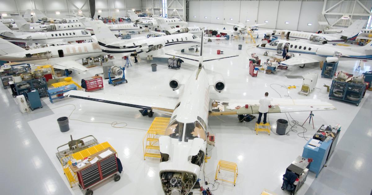 Textron Aviation will perform the upgrades or refurbishments at one of its 11 service centers in the U.S. (Photo: Textron Aviation)