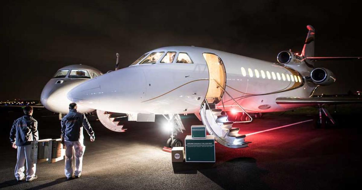 Dassault has made a Falcon 8x and a Falcon 900 available to the French government to support its efforts to contain the Covid-19 pandemic.