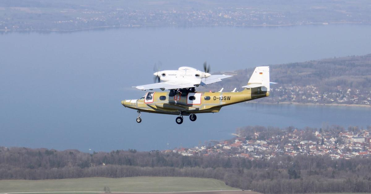 The Dornier Seastar CD2 prototype made its first flight on March 28.