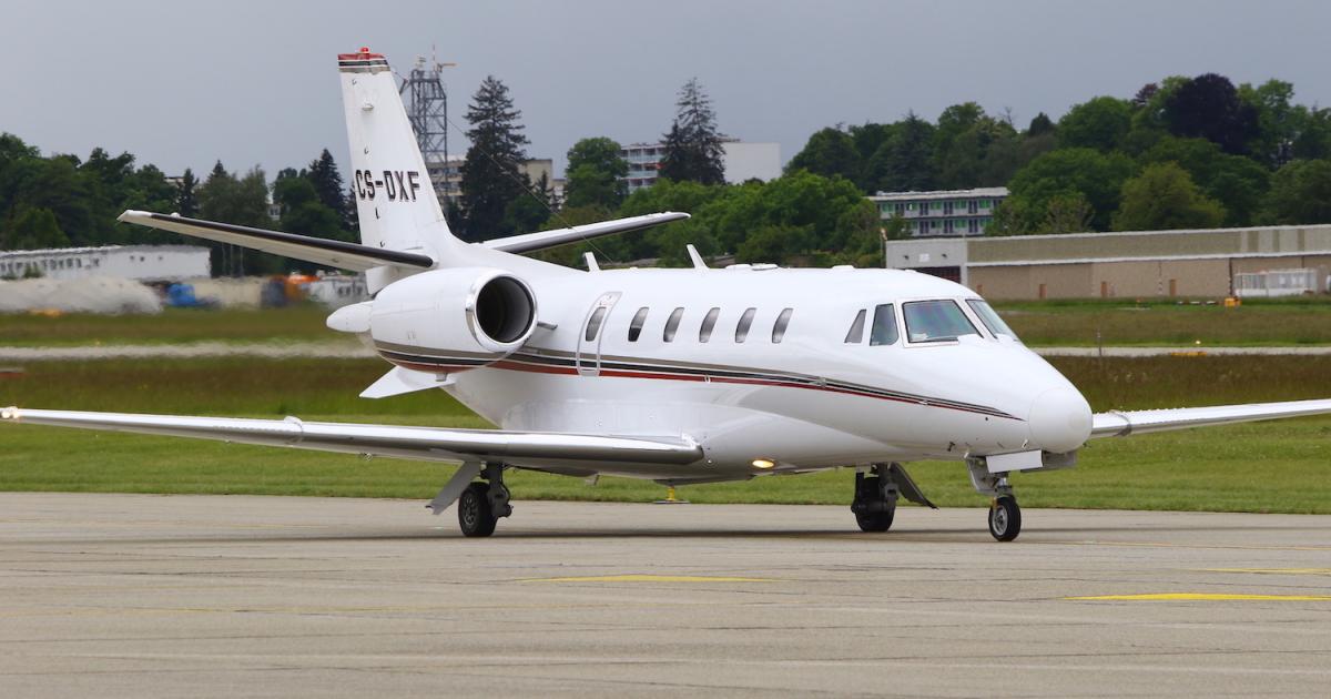 NetJets Europe's fractional ownership services have seen a significant decline in demand due to the Covid-19 pandemic. [Photo: David McIntosh for AIN]