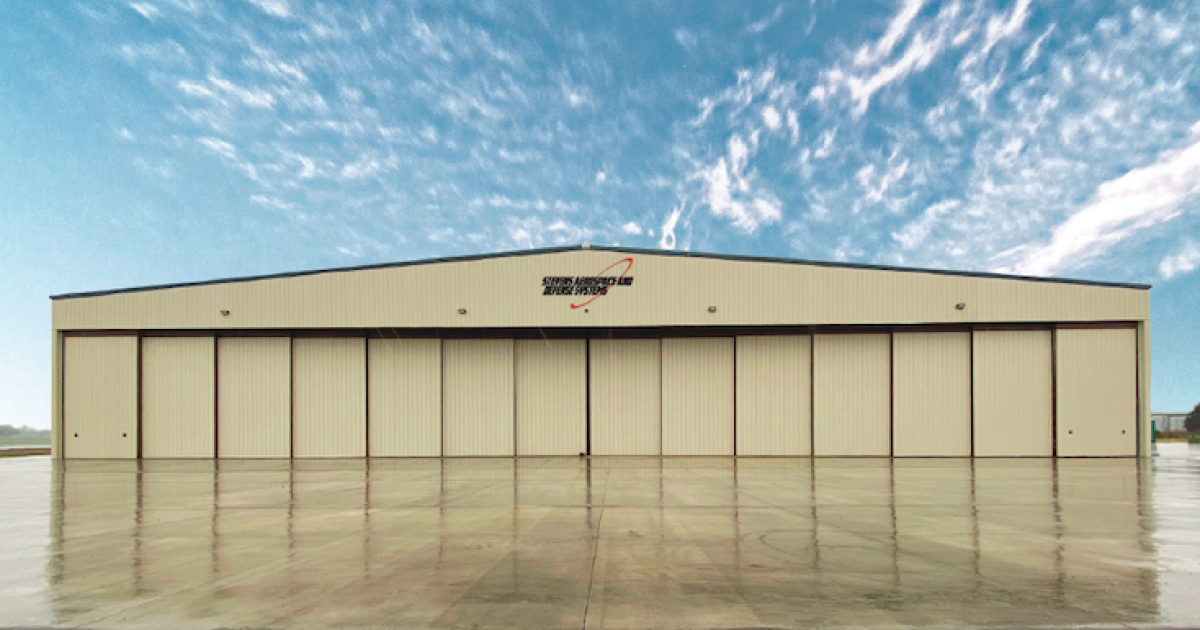 Stevens Aerospace and Defense Systems will begin moving to this 30,000-sq-ft hangar at Smyrna Airport (MQY) in early May. (Photo: Stevens Aerospace)
