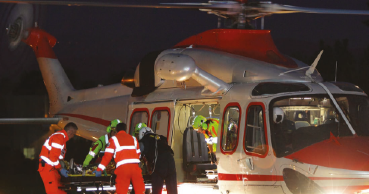 Some deliveries of Leonardo's AW139 helicopter were disrupted by travel restrictions resulting from the Covid-19 pandemic. [Photo: Leonardo]
