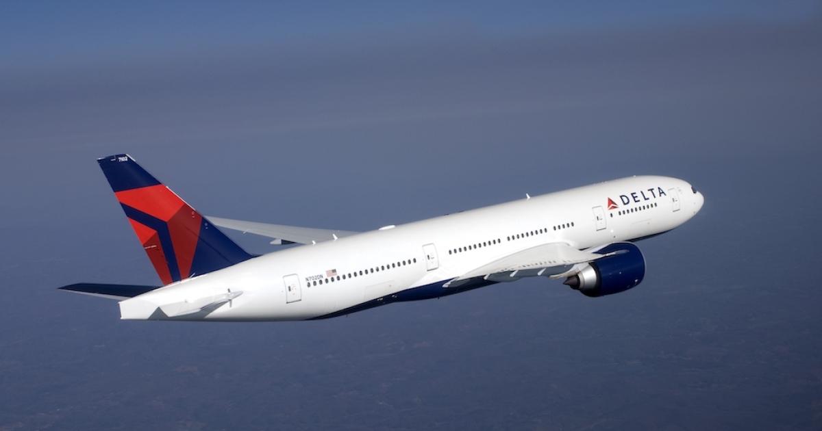 Delta Air Lines took its first Boeing 777 in 1999. (Photo: Delta Air Lines)
