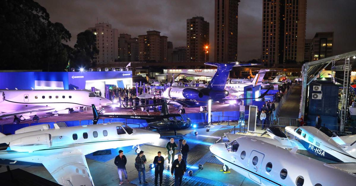 The impact of Covid-19 on business aviation activity in Brazil has varied with some predicting a buyer's market after the pandemic. (Photo: David McIntosh/AIN)