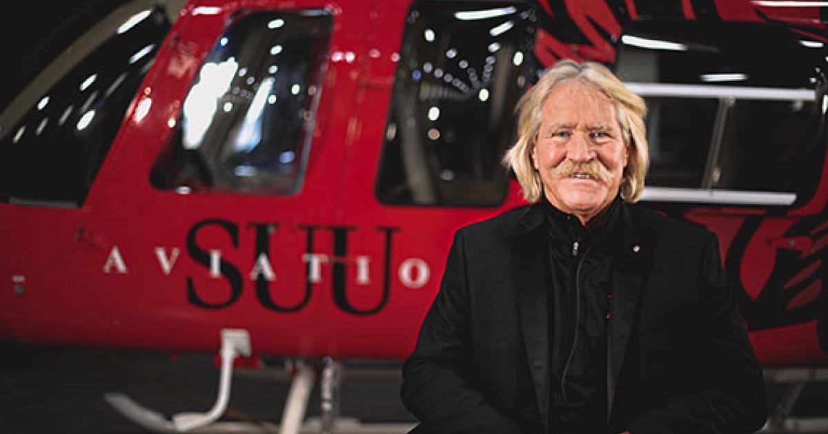 Renowned aerobatic helicopter pilot and instructor Chuck Aaron Is bringing helicopter upset recovery training to Southern Utah University.