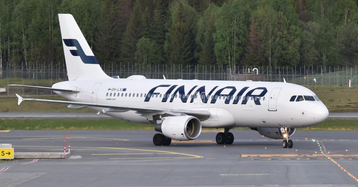 A Finnair Airbus A320 taxis at Oslo Airport after arriving from Helsinki on May 26, 2019. (Photo: Flickr: <a href="http://creativecommons.org/licenses/by-sa/2.0/" target="_blank">Creative Commons (BY-SA)</a> by <a href="http://flickr.com/people/ajw1970" target="_blank">Hawkeye UK</a>)