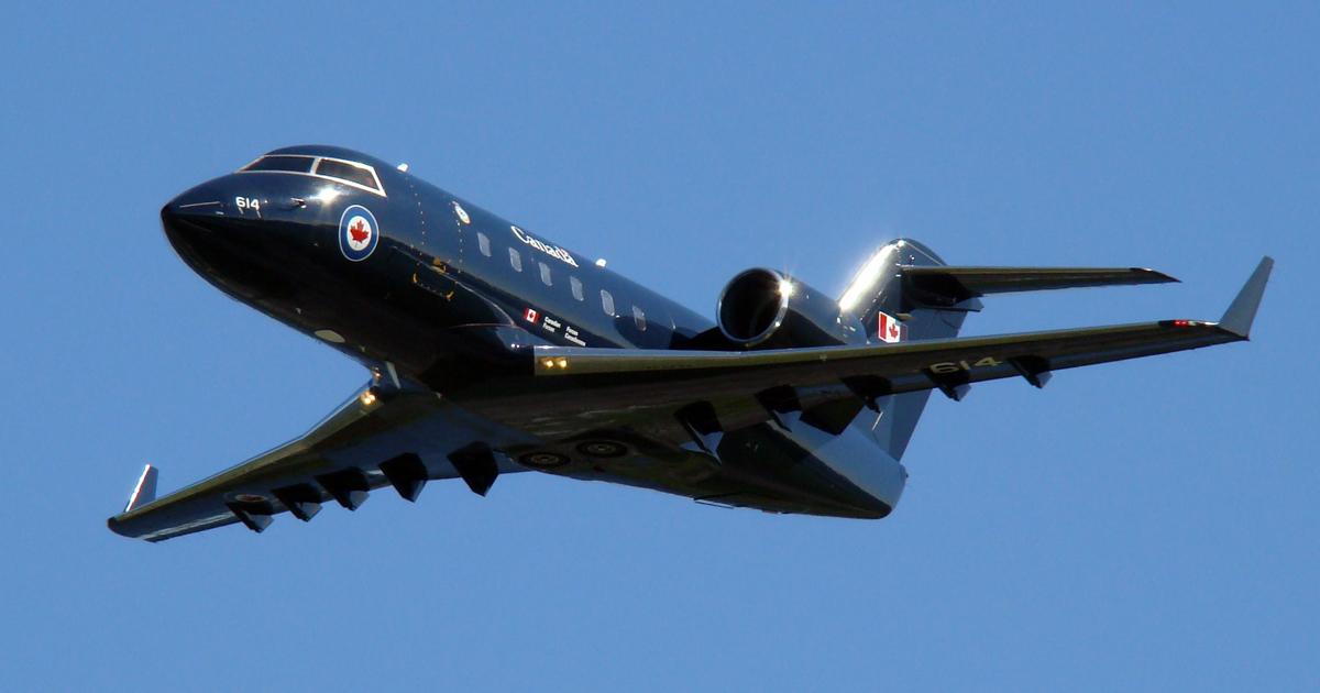 Aircraft 144614 is one of the last two CC-144Bs flying with 412 Squadron. They will be replaced later this year by two new Challenger 650s. (Photo: Canadian Department of National Defence)
