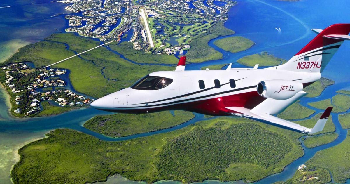 Founded in 2018, fractional HondaJet operator Jet It is seeing growth, and expects to triple its fleet of HondaJet Elites to 15 over the next few years. (Photo: Jet It)