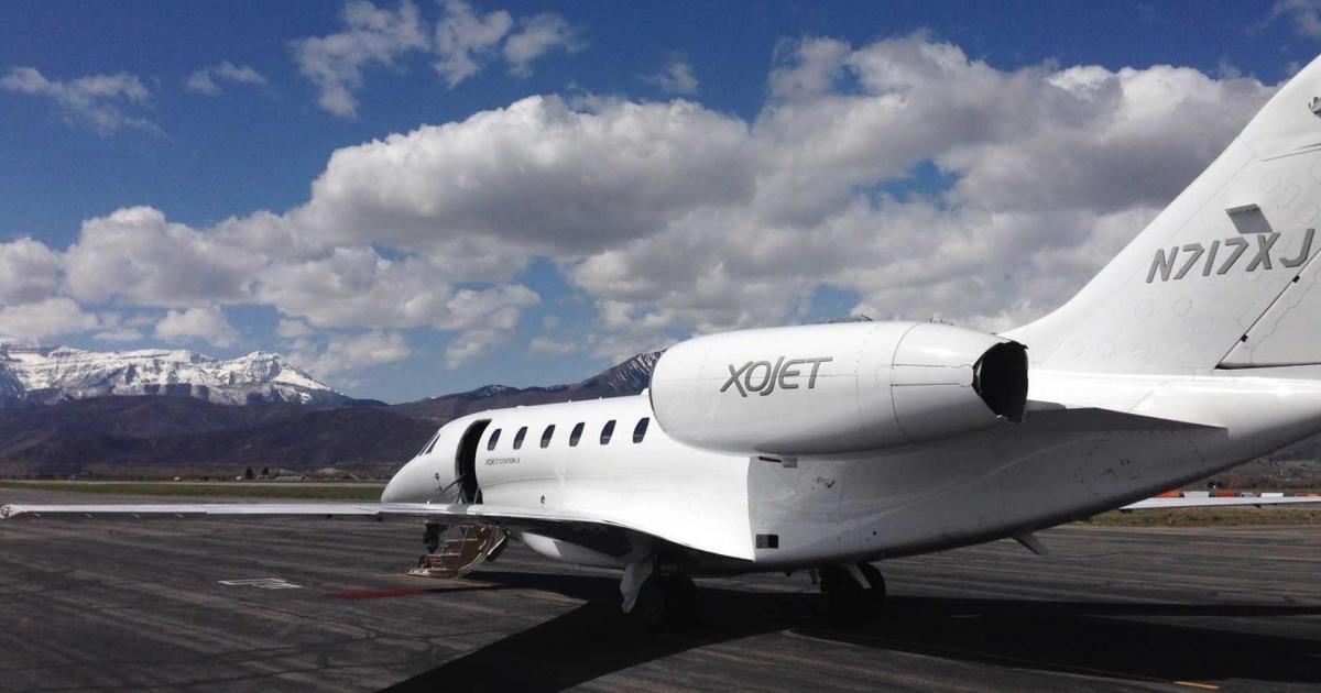 XOJet Aviation kept its fleet of Challenger 300s and Citation Xs flying during the height of the pandemic's impact on business aviation by scrapping for any available flights on the market, including freight. (Photo: XOJet Aviation)