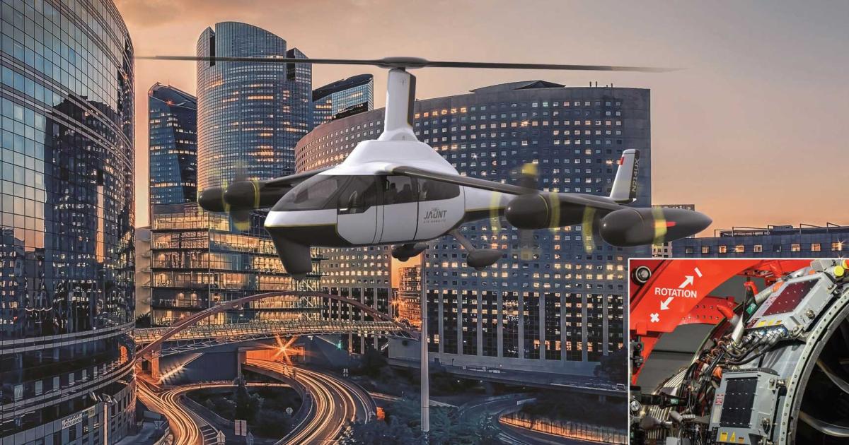 BAE Systems is working to produce smaller, lighter engine control systems for new electric aircraft like Jaunt Air Mobility’s planned family of eVTOL models. 