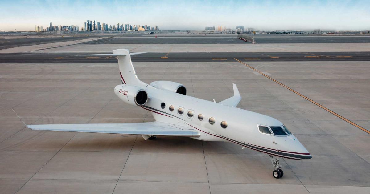 Qatar Executive's new Diamond Agreement program allows customers to pre-purchase flight time at fixed-hourly rates on its ultra-long-range Bombardier Global 5000s and Gulfstream G500s and G650ERs. (Photo: Qatar Executive)