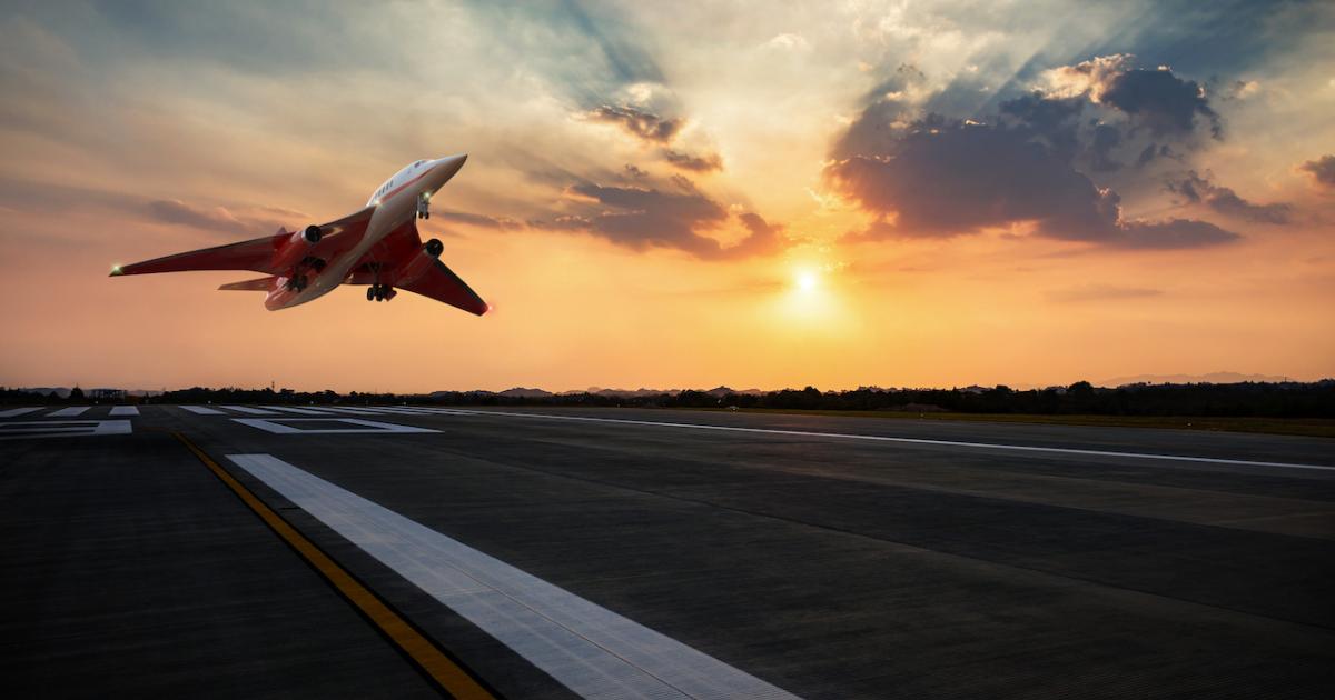 Aerion Supersonic, eying the customer experience on the ground as well as in the air, is collaborating with Jetex on a suite of services for passengers. (Photo: Aerion Supersonic)