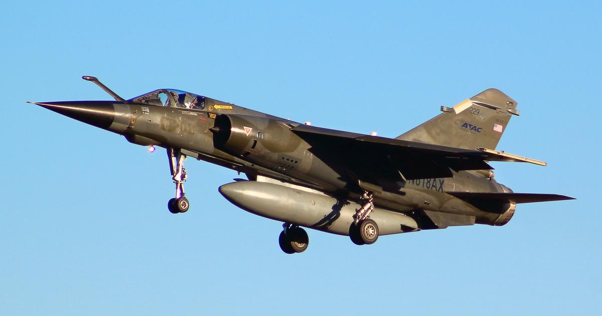 ATAC already has a number of modified ex-French Mirage F1s flying, in this case a former F1CT, and hopes to begin fulfilling its adversary air contracts at Luke and Holloman within weeks. (Photo: ATAC)
