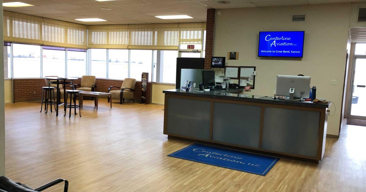 As part of the transition to the new operation of the sole FBO at Kansas's Great Bend Municipal Airport, a refurbishment of the 1960s vintage terminal is on tap. 