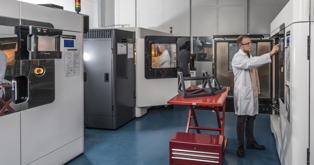 BAE Systems already runs three Stratasys F900 3D printers at its Samlesbury factory.