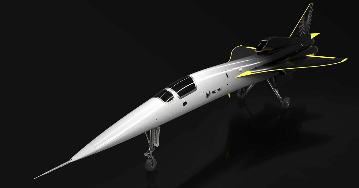 Boom is progressing toward the development of a supersonic airliner with the planned rollout of its XB-1 demonstrator. (Photo: Boom Supersonic)