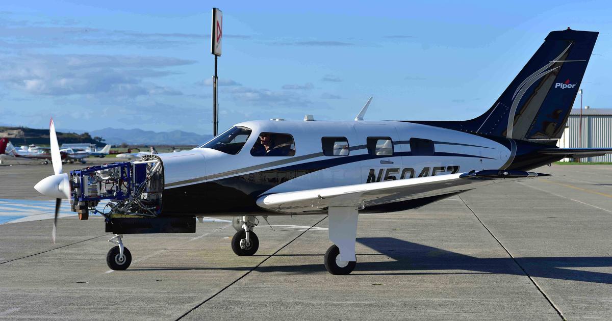 Hydrogen propulsion system pioneer ZeroAvia has been flight-testing a converted Piper M600 piston single and has laid plans to power larger aircraft in the future.