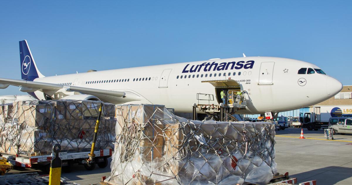 Cargo operations provided some welcome relief from otherwise discouraging market conditions for the Lufthansa Group. [Photo: Lufthansa]