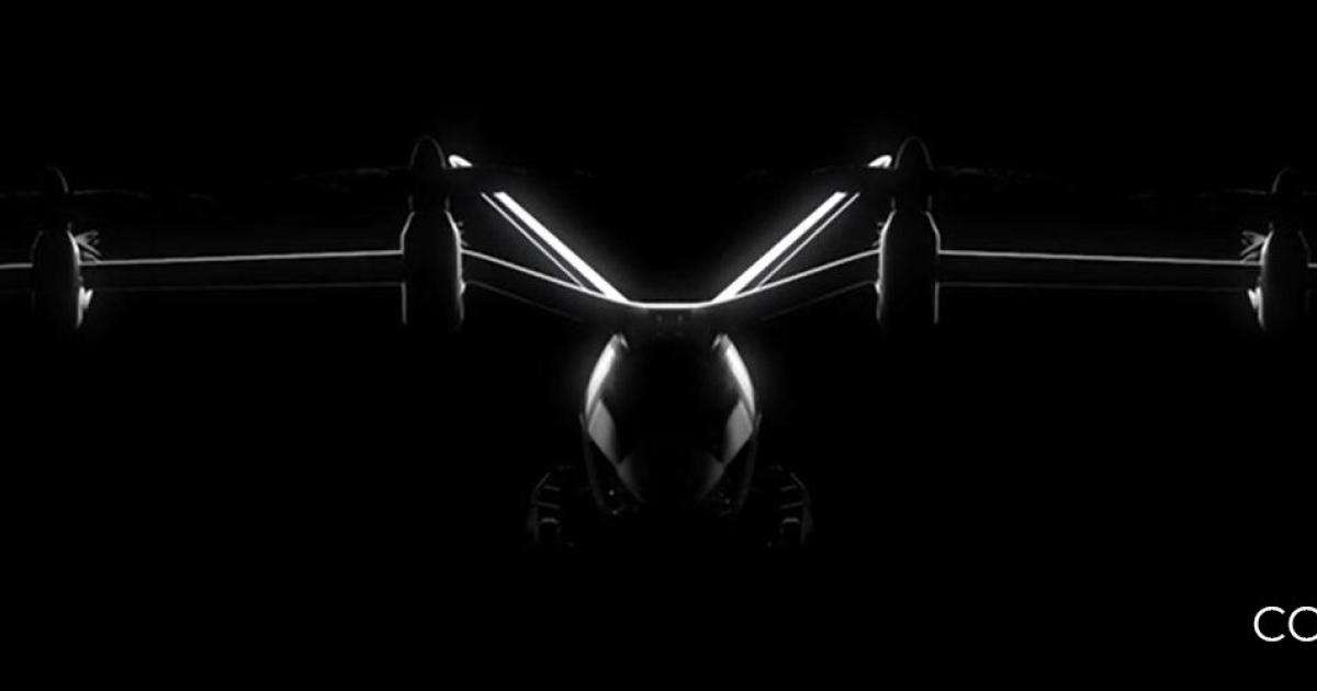 Vertical Aerospace has briefly revealed a glancing view of what seems to be its new tiltwing eVTOL aircraft. (Image: Vertical Aerospace)