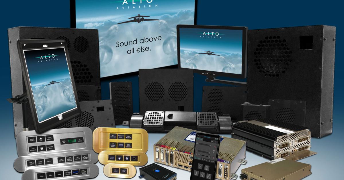 Alto Aviation’s new system master controller acts as a universal bus translator, allowing connectivity between existing Alto cabin electronics and those from other manufacturers. (Photo: Alto Aviation)