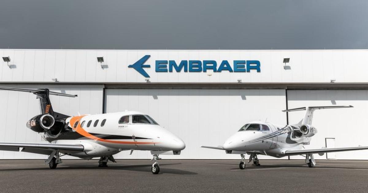 Embraer increased its Latin American customer base with the deliveries of a Phenom 300E and 100EV to first-time customers in Brazil. (Photo: Embraer)