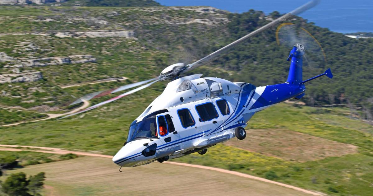 Omni Taxi Aereo's Airbus H175 is slated to fly cargo and passenger transport missions for the oil and gas industry. (Photo: Airbus Helicopters)
