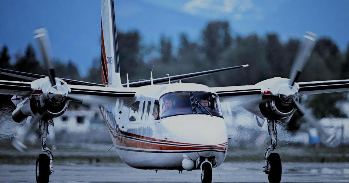 Canada-based Conair uses the Twin Commander 690 as part of its aerial firefighting fleet. (Photo: Eagle Creek Aviation)