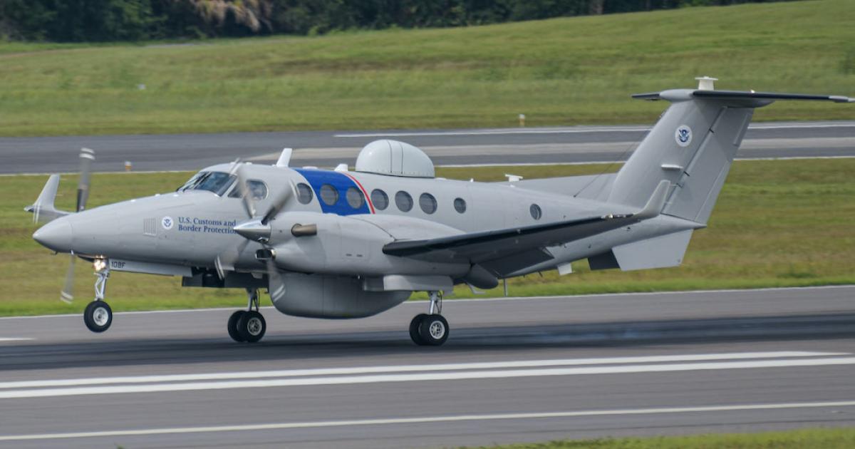 The King Air 350CER is an extended-range version of the King Air 350i with an optional cargo door. (Photo: Textron Aviation)