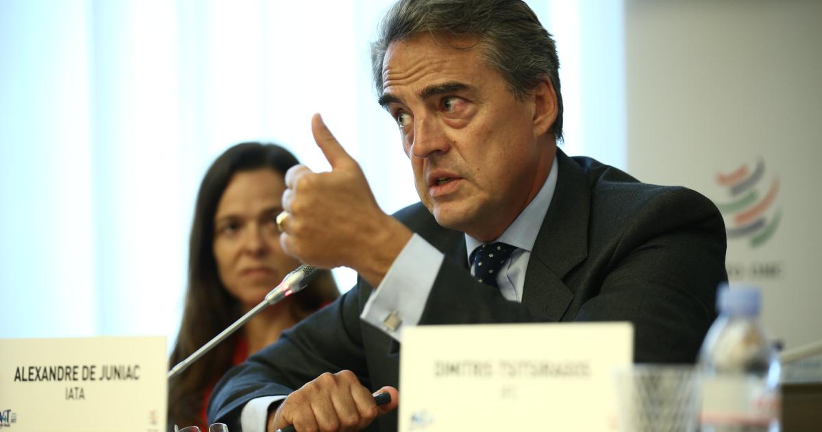 IATA director-general Alexandre de Juniac amplified calls for a uniform protocol of Covid testing among states and across aviation sectors. (Photo: Flickr: <a href="http://creativecommons.org/licenses/by-sa/2.0/" target="_blank">Creative Commons (BY-SA)</a> by <a href="http://flickr.com/people/world_trade_organization" target="_blank">World Trade Organization</a>)