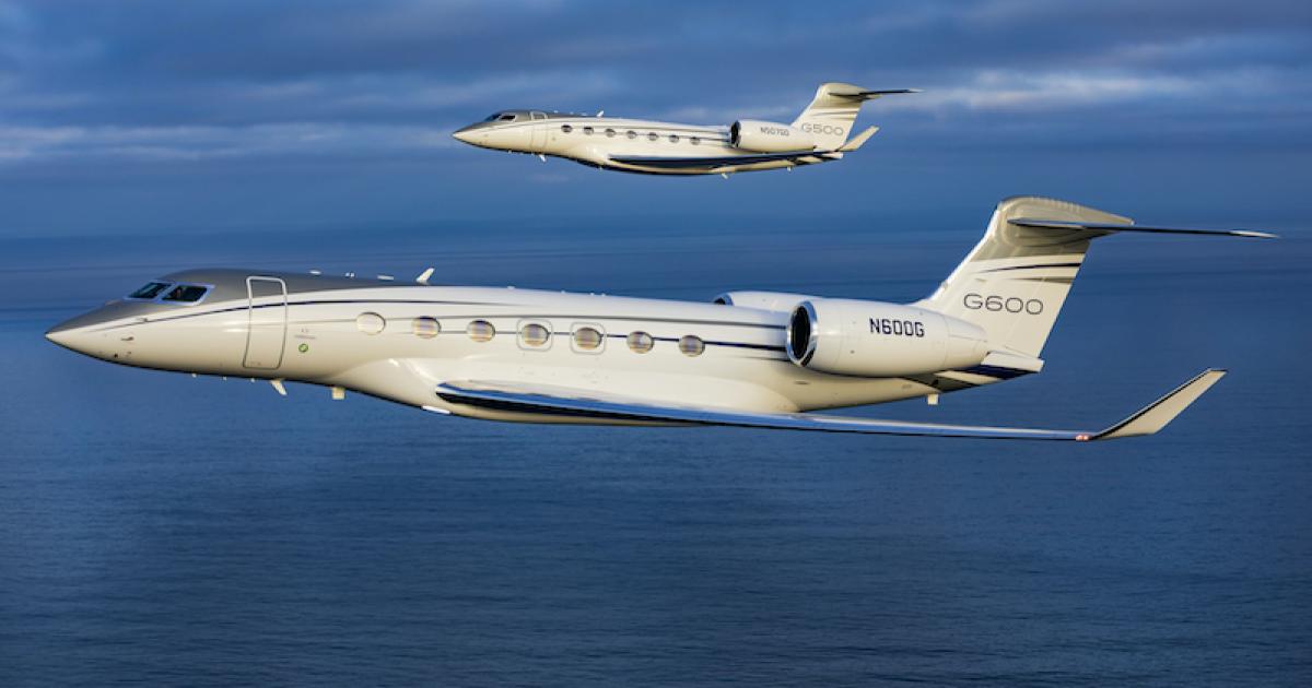 The Gulfstream G600 and G500 previously saw their ranges increase as a result of their performance in flight testing. (Photo: Gulfstream Aerospace)