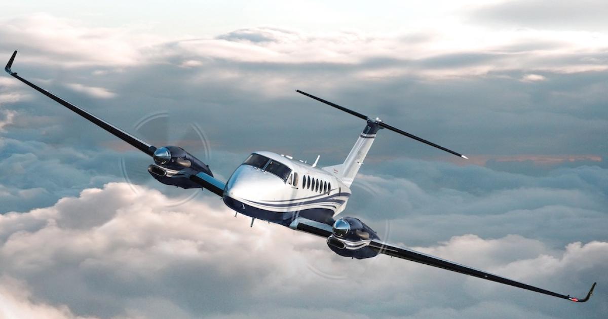 Textron Aviation said with FAA type certification in hand, customer deliveries of the Beechcraft King Air 360 will begin in the "coming weeks." (Photo: Textron Aviation)